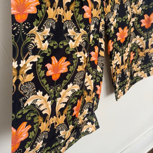 Farm Rio x Anthropologie Floral Trouser Pants - Picture 4 of 7